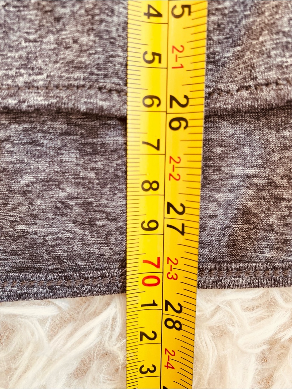 Jockey Gray Heather Performance Athletic Top Size Large Short Sleeve Activewear - Picture 8 of 8